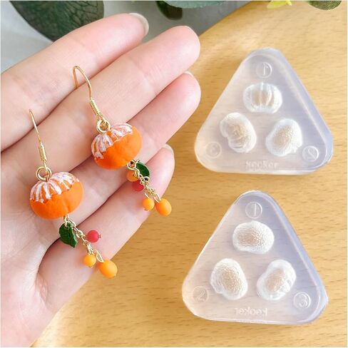 Keoker Avocado Polymer Clay Molds, 3D Shape Fruit Polymer Clay Molds for Jewelry in Saudi Arabia