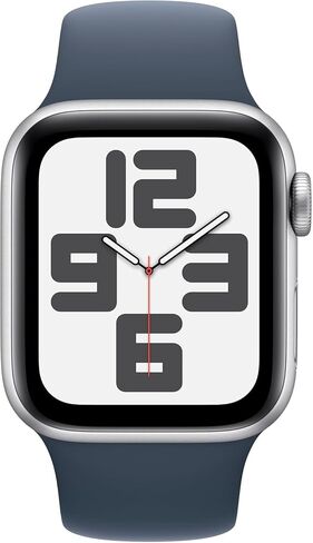 Apple Watch SE (2nd Gen) (GPS + Cellular, 40mm) - Starlight Aluminum Case with Starlight Sport Band, S/M (Renewed) in Kuwait