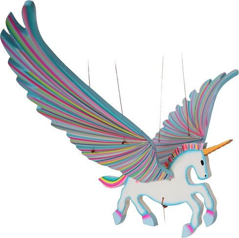 Mini Unicorn Flying Mobile Handmade Home Decor (Blue) in Saudi Arabia