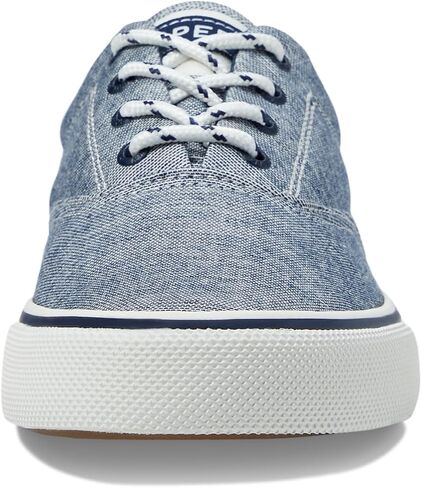Sperry Men's Striper II CVO SeaCycled Sneaker, Navy Chambray, 12 Wide in Saudi Arabia