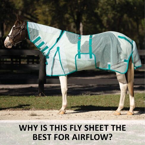 Schneiders Ripstop Nylon Mesh II Horse Fly Sheets | حماية الهواء الأمثل وحماية الأشعة فوق البنفسجية in Kuwait