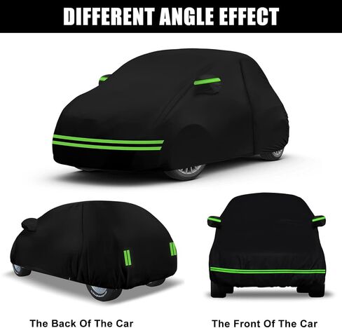 Waterproof Car Cover Replace for 2016-2022 Fiat 124 Spider, 210T &Cotton Liner All Weather Car Cover with Zipper Door for Snow Rain Dust Hail Protection in Saudi Arabia