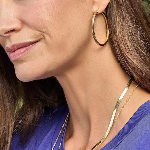 Silpada 'Smooth Falling' Hoop Earrings in Kuwait