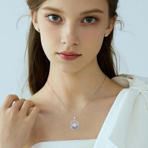 MISTBEE Compass Necklace 925 Sterling Silver Celtic Knot Compass Pendant Jewelry for Women Girls Graduation Gifts in Kuwait