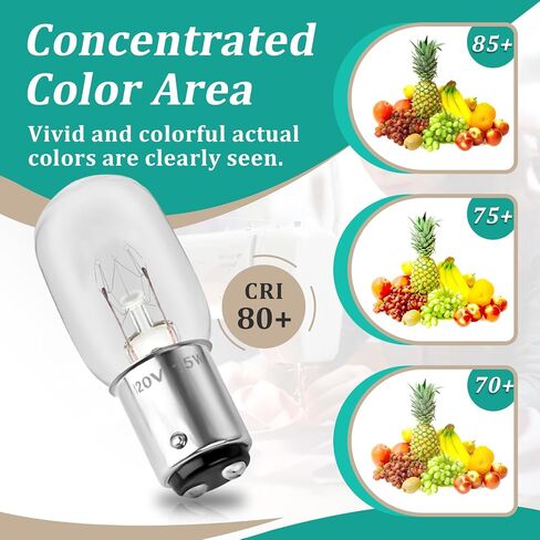 4 PCS 15W 120V Machine Light Light Light - لمبة متوسطة متوافقة مع Kennmore والمزيد من مصابيح استبدال آلة الخياطة 15 W مع قاعدة الدفع （New in Saudi Arabia