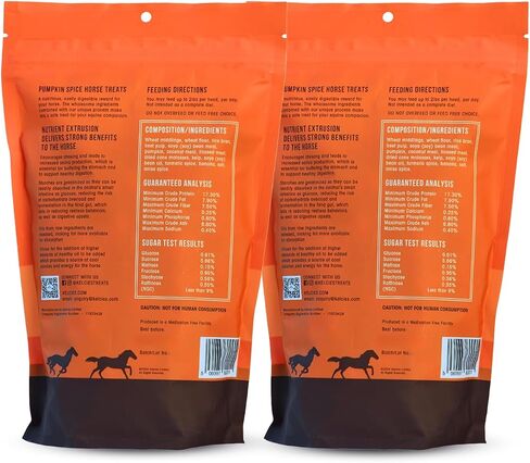 Kelcies Pumpkin Spice Horses Treats - Low Sugar, Starch, and Carbohydrates | Healthy Treats for Horse Supports Superior Digestion 8 Ounce (1 Pack) in Saudi Arabia