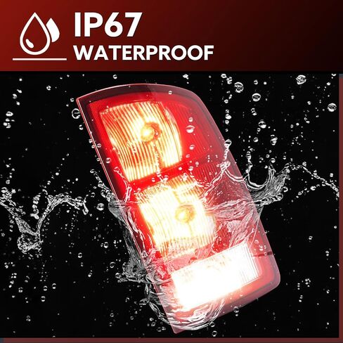 VVAVV Premium LED Tail Lights Compatible for 2002-2006 Dodge Ram 1500/2003-2006 Dodge Ram 2500 3500 Not Compatible for original car LED models（ONLY original car halogen lamps） in Saudi Arabia
