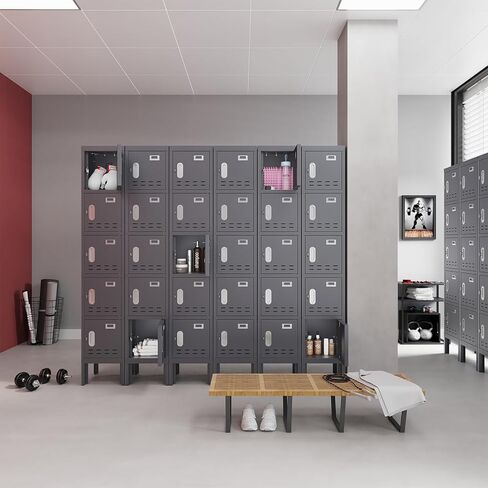 خزانة معدنية مع 5 أبواب ، خزائن للموظفين ، خزانة تخزين الصلب 66 '' in Kuwait