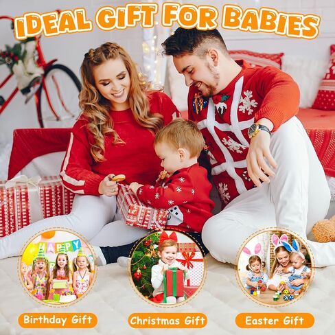 Baby Train Car Toys for Toddler 1-3, 4PCS Press to Go Push Car, Infant Play Whistle Vehicle Toy Set for 12-18 Months, 1st Birthday Christmas Easter Gifts for 1-2 Years Old Boys in Kuwait
