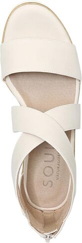 SOUL Naturalizer Womens Goodtimes Ankle Straps Warm Silver Synthetic 9.5 W in Saudi Arabia