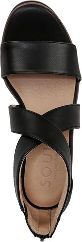 SOUL Naturalizer Womens Goodtimes Ankle Straps Warm Silver Synthetic 9.5 W in Kuwait