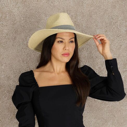 Levi's Women's Wide Brim Straw Hat, Pink, One Size in Saudi Arabia