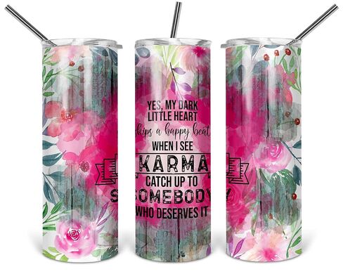 Sarcastic Funny Tumbler with Straw Lid for Women Coworkers Gift 20 oz Travel Drink Cup (Not Crazy) in Kuwait