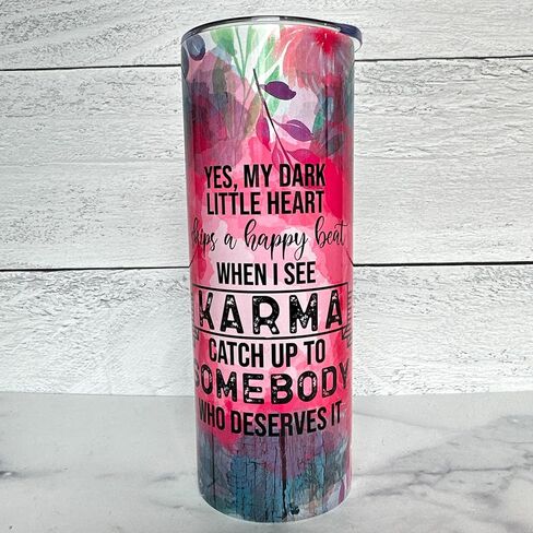 Sarcastic Funny Tumbler with Straw Lid for Women Coworkers Gift 20 oz Travel Drink Cup (Not Crazy) in Kuwait