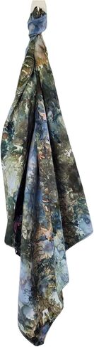 Tie-Dye 27x27 Bandana Headband, Boho Chic Accessory for Versatile Styling, Vibrant Colors, Perfect for Music Festivals and Beach Days (Emerald) in Saudi Arabia