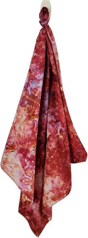 Tie-Dye 27x27 Bandana Headband, Boho Chic Accessory for Versatile Styling, Vibrant Colors, Perfect for Music Festivals and Beach Days (Emerald) in Saudi Arabia