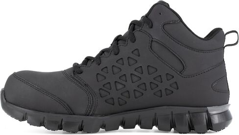 Reebok Men's Rb4060 Sublite Cushion Work Safety Athletic Mid Cut Composite Toe Shoe Black and Gray Construction in Saudi Arabia