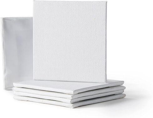 3" x 3" Black Mini Canvas Panels by Artist's Loft Necessities - Archival Quality and Acid Free Cotton Canvas for Acrylic and Oil Paints - 6 Pack in Saudi Arabia