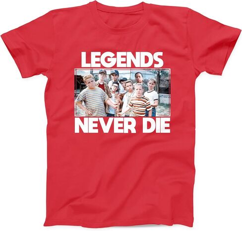 Sandlot Legends Never Die | Adult | Youth | Toddler T Shirt (Youth Medium, Charcoal (Dark Grey)) in Kuwait