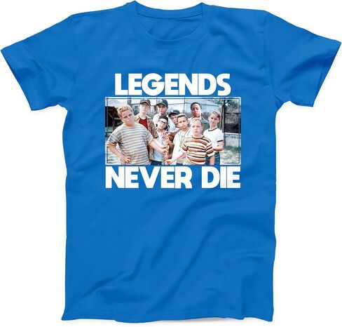 Sandlot Legends Never Die | Adult | Youth | Toddler T Shirt (Youth Medium, Charcoal (Dark Grey)) in Kuwait