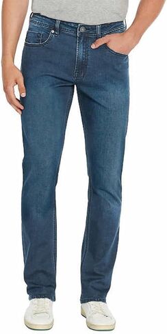 Buffalo David Bitton Men's Axel 5 Pocket Slim Stretch Jean (38W x 30L, Dark Blue) in Saudi Arabia