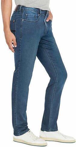 Buffalo David Bitton Men's Axel 5 Pocket Slim Stretch Jean (38W x 30L, Dark Blue) in Saudi Arabia
