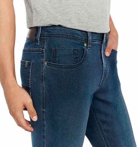 Buffalo David Bitton Men's Axel 5 Pocket Slim Stretch Jean (38W x 30L, Dark Blue) in Saudi Arabia