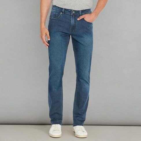 Buffalo David Bitton Men's Axel 5 Pocket Slim Stretch Jean (38W x 30L, Dark Blue) in Saudi Arabia