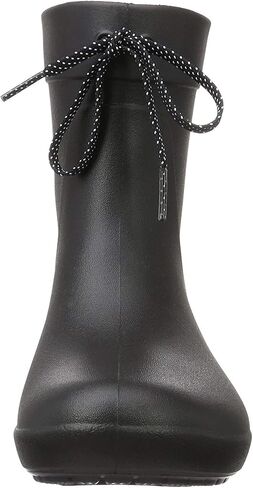 Crocs Women's Freesail Shorty Rainboot Rain Boot, Black, 4 M US in Saudi Arabia