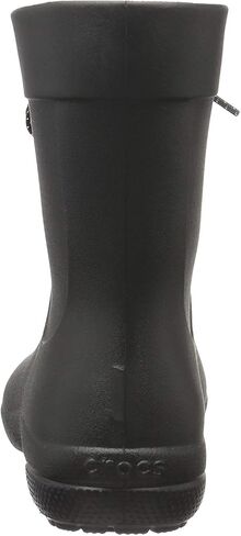 Crocs Women's Freesail Shorty Rainboot Rain Boot, Black, 4 M US in Saudi Arabia