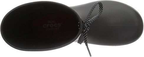 Crocs Women's Freesail Shorty Rainboot Rain Boot, Black, 4 M US in Saudi Arabia