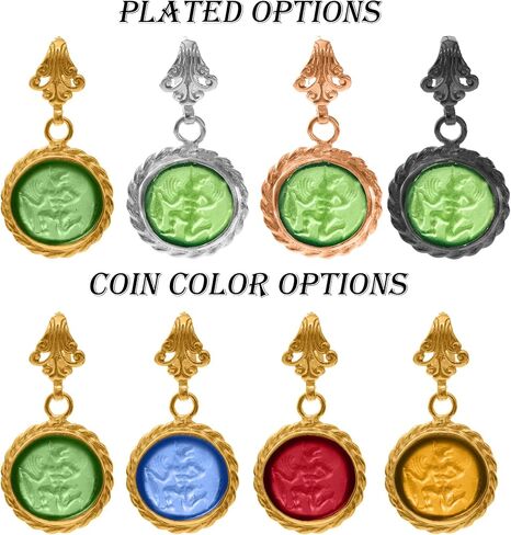 Aphrodite Goddess Signet Intaglio قلادة 24K Gold Vermeil 925 Sterling Silver Rope Twist Twist قلادة قلادة فضية مصنوعة يدويًا. in Saudi Arabia
