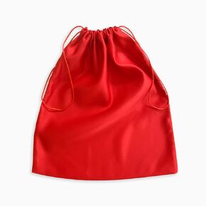 Pink Red Silk Satin Dust Bag - Pink, Fuchsia, Red, Burgundy, Purple (X-Large 30x30", Red)
