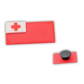 Tonga Flag Shoe Charm, Made in USA