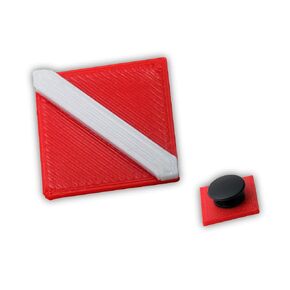 Dive Flag Shoe Charm, Made in USA