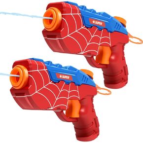 2 Pack Water Guns for Kids Squirt Water Pistols Cool Small Manual Water Gun, Party Favors Swimming Pool Beach Outdoor Water Toys, Ideal Summer Gifts for Boys Girls 3 5 4 6 7 8