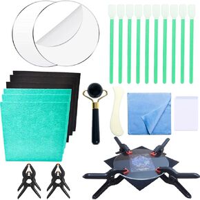 Luxiys 28 PCS Trading Card Cleaning Kit Sports Card Care Cleaning Kit Care Accessory Pack