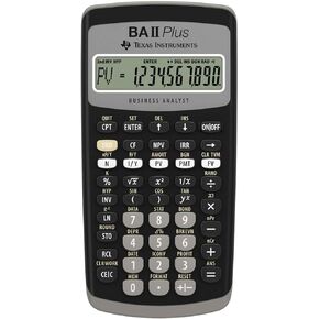 Texas Instruments BA II Plus Professional Advanced Financial Calculator