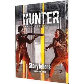 Renegade Game Studios Hunter: The Reckoning 5th Edition Roleplaying Game Storyteller Screen Kit - RPG Accessory, Game Master, Roleplaying, Yellow