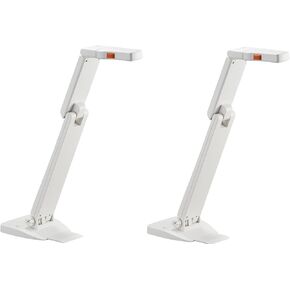 Elmo 1433 Model OX-1 Pack of 2 Visual Presenters; 1/3.2" CMOS Sensor; Captures 1080p Full HD at Up to 15fps and 720p at Up to 30fps Via USB; 14.7" x 11.1" 4:3 Imaging Area; Built-in Microphone