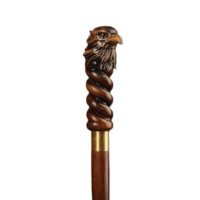 Rare Antique Cane Stick Vintage Head Designer Premium Wooden Carved Walking Cane, Carved Cane Beautifull Cane Walking Handle Wooden Cane Canesstick Cane For Men,Women,Elderly People (Antique Lion)