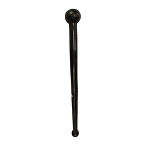 Maasai Ebony Wood Rungu Stick, Traditional Wisdom Talking Stick and Tribesman accessory carved from Ebony Wood