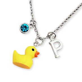 Yellow Duck Necklace, Yellow Ducky Necklace, Yellow Ducky, Resin Ducky