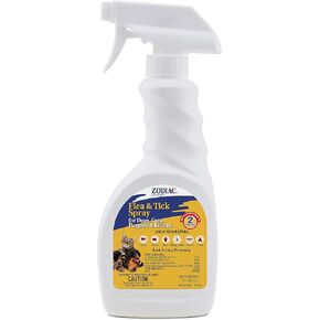Zodiac Flea & Tick Spray for Dogs, Cats, Puppies & Kittens 16 fluid ounces