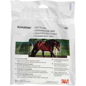 FRED'S FAVORITE Pre-Cut hoof Shape, Hoof Poultice Pad, Liniment Pad, Horse Hoof Poultice, Convenient, Ready to use Pre-Cut hoof Shape Poultice pad, 1395