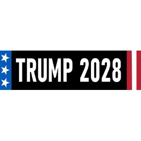 Trump 2028 Bumper Sticker Donald Trump Third Term Sticker Troll the Libs