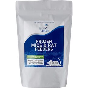 MiceDirect Frozen Mice Combo Pack 50 Small Fuzzies & 50 Fuzzies Frozen Reptile & Snake Food (100 Count)