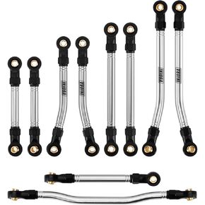 INJORA Stainless Steel High Clearance Links & Steering Links Set for 1/18 HPI Venture18 Upgrade