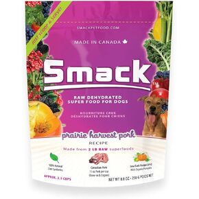 Smack Raw Dehydrated Prairie Harvest Pork Dog Food (8.8oz)