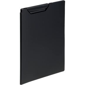 Lihit Lab F5902 Noir Clip File, A5, Black